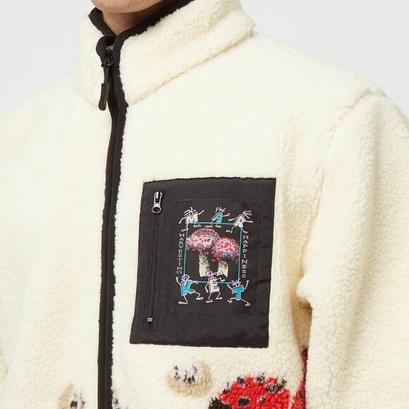 NWT MARKET 'Mycology' Sherpa Fleece Jacket - Medium - Picture 8 of 9